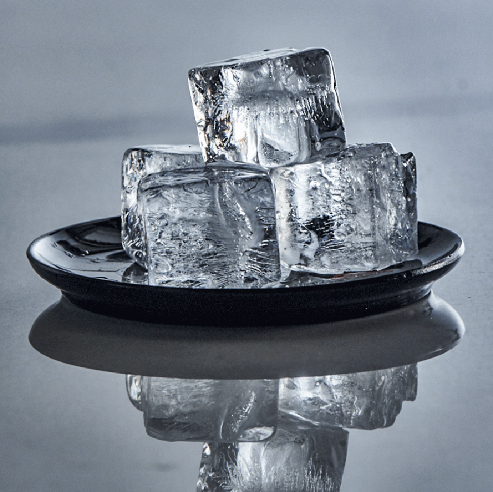 Lurch ICE FORMER til terninger 2X2 cm Sort m/låg